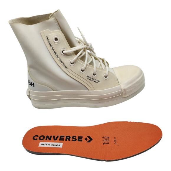 Converse x Off-White AMBUSH Chuck 70 White 166516C Sneakers US 8M 10W - NWB - Picture 9 of 11